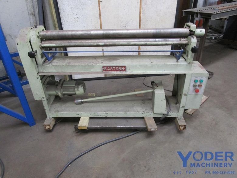 50" X 16 GAUGE EASTERN INITIAL PINCH PLATE BENDING ROLLS: STOCK #77666