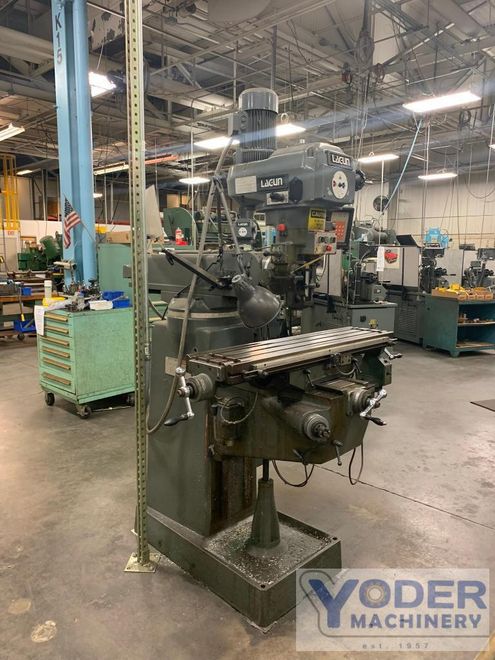 2 HP LAGUN RAM TYPE VERTICAL MILL: STOCK #77614