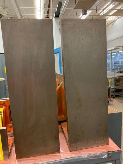 24-1/2" X 8-1/4" X 10-1/4" ANGLE PLATES: STOCK #77611