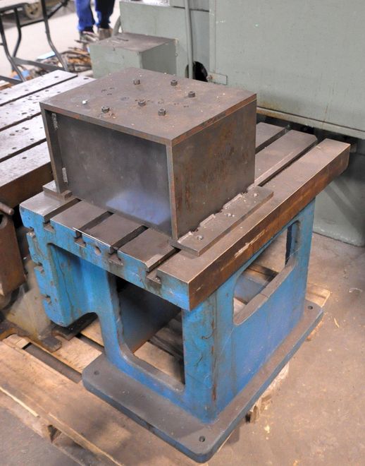 19" X 28" X 24" T-SLOTTED BOX DRILL TABLE: STOCK #77591