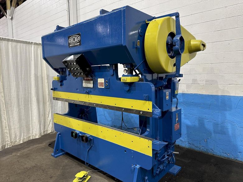 90 TON X 8' DREIS & KRUMP MECHANICAL PRESS BRAKE: STOCK #77231
