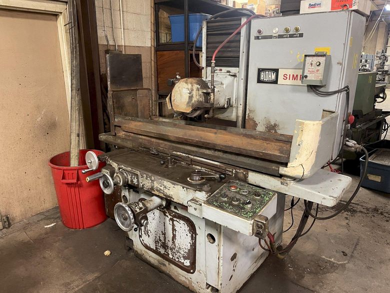 12" X 28" BLOHM SIMPLEX 7 HORIZONTAL SURFACE GRINDER: STOCK 77104