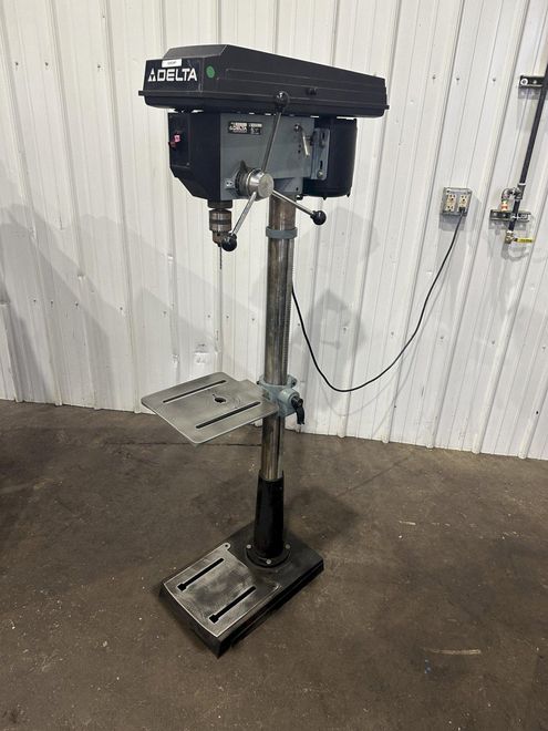14" DELTA SINGLE SPINDLE DRILL: STOCK #77077