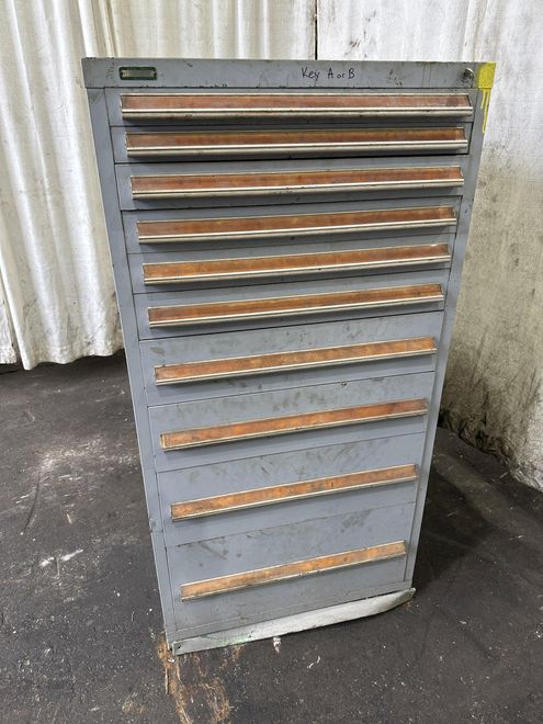10 DRAWER STANLEY VIDMAR CABINETS: STOCK #77060
