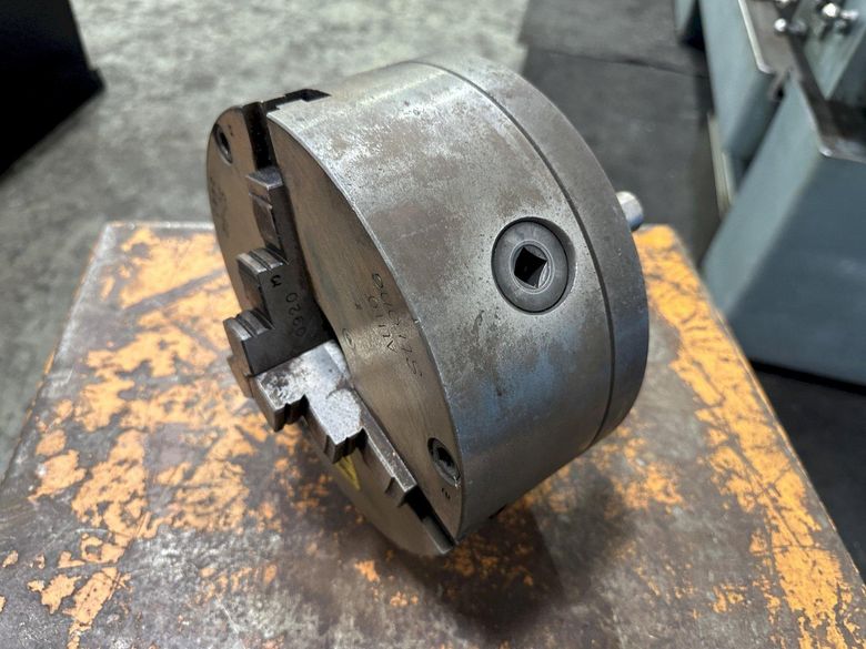 9" STRONG 3 JAW LATHE CHUCK:  STOCK #76850