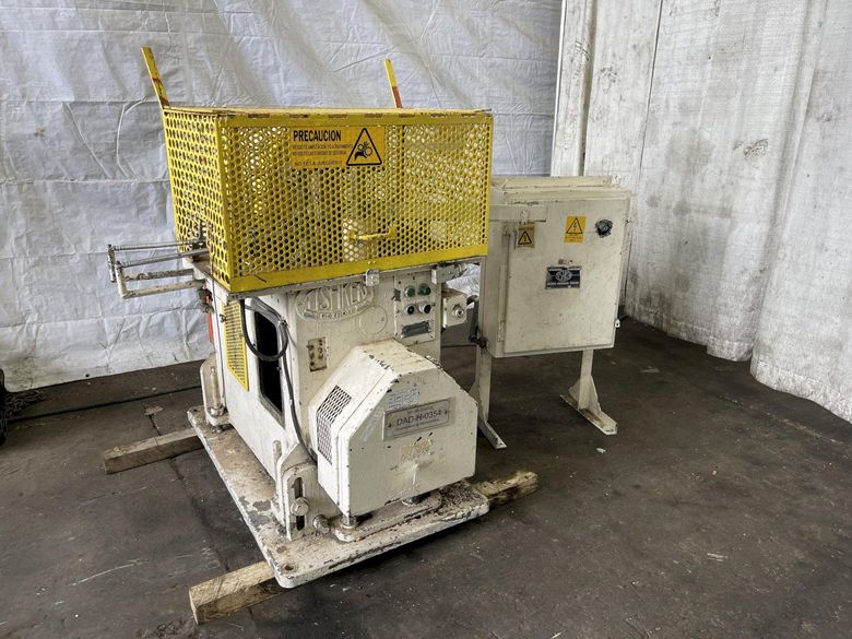 18 TON TISHKEN 2 POST CUTOFF PRESS: STOCK #76595