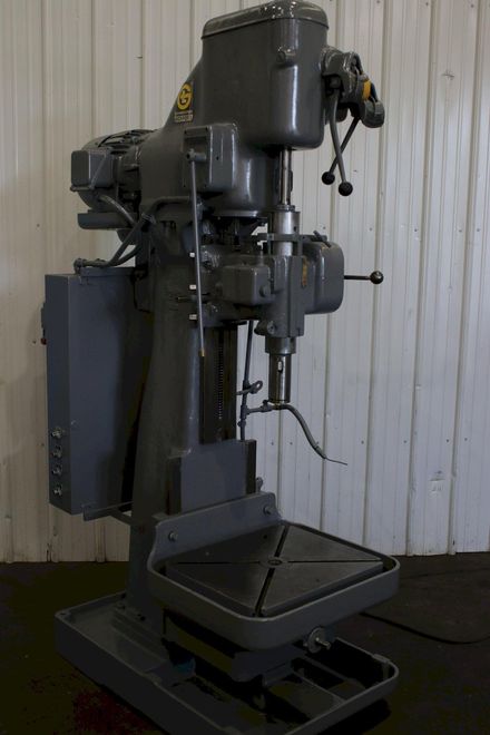 24" GIDDINGS & LEWIS SINGLE SPINDLE DRILL: STOCK #76564
