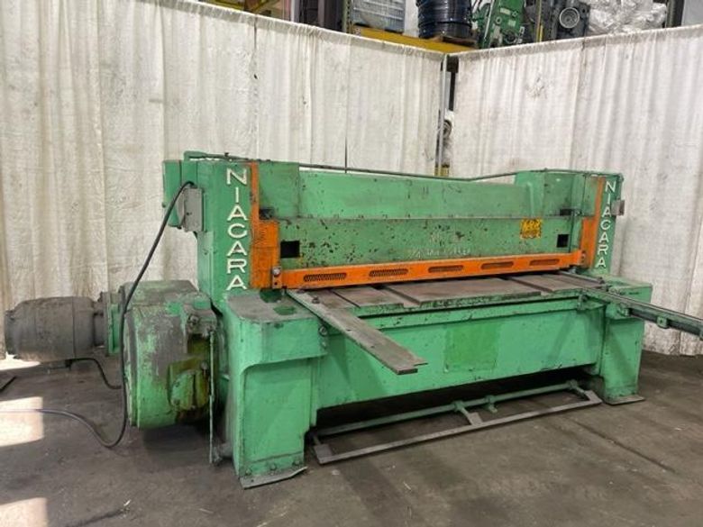 6' X 1/4" NIAGARA MODEL #76B POWER SQUARING SHEAR: STOCK #76550