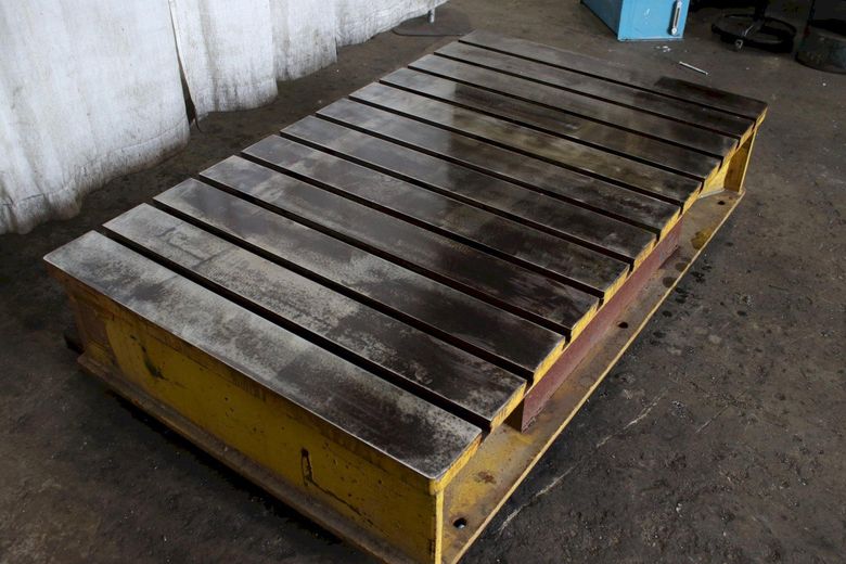 72" X 42" X 13" T SLOTTED BOLSTER PLATE: STOCK #76526