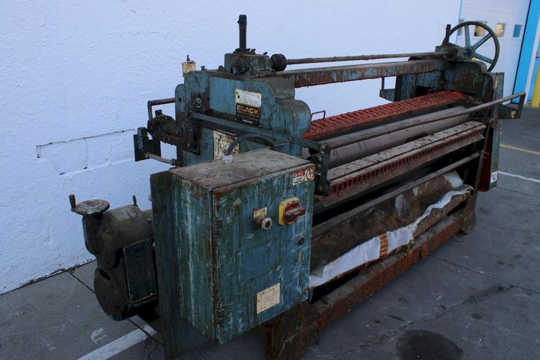 74" BLACK BROTHERS ROLLER COATER MACHINE: STOCK #76449