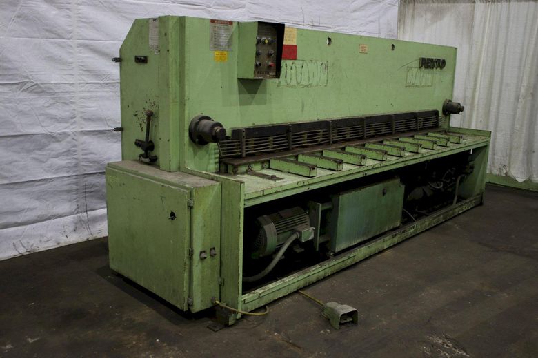 10' X 1/4" PEXTO HYDRAULIC SHEAR: STOCK #76321