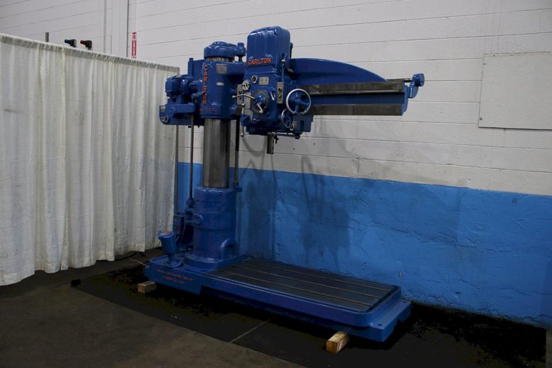 5' X 11" CARLTON RADIAL ARM DRILL: STOCK #76152