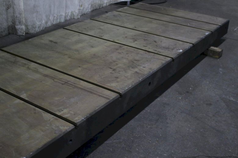 12' X 4' X 7" T SLOTTED BOLSTER PLATE: STOCK #75865