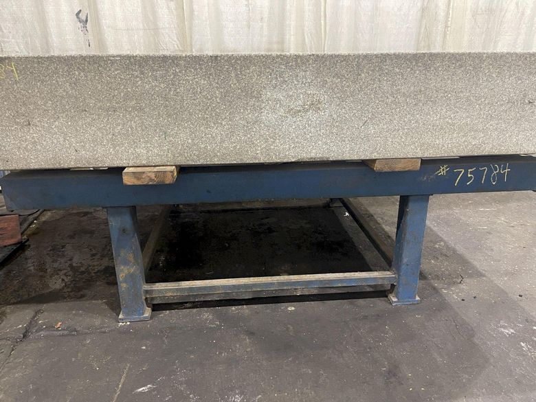 4' X 6' X 12" TRU STONE GRANITE SURFACE PLATE: STOCK #75784