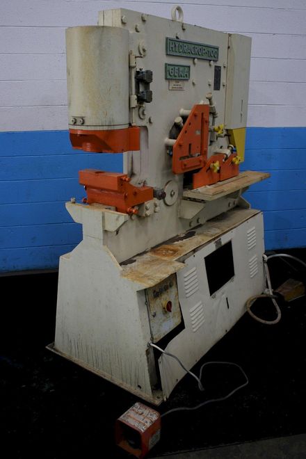 100 TON GEKA HYDRAULIC IRONWORKER: STOCK #75596