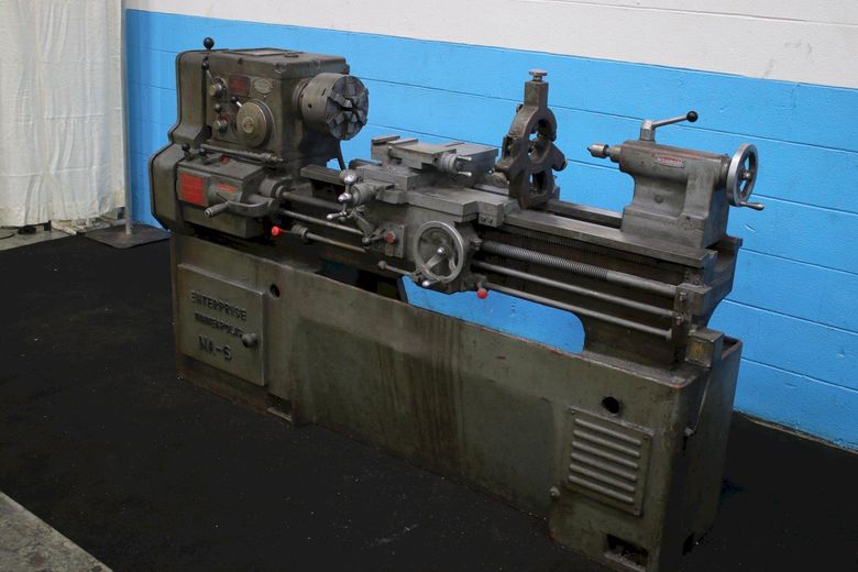 15" X 40" ENTERPISE MODEL #NA-6 GAP BED ENGINE LATHE: STOCK #74776