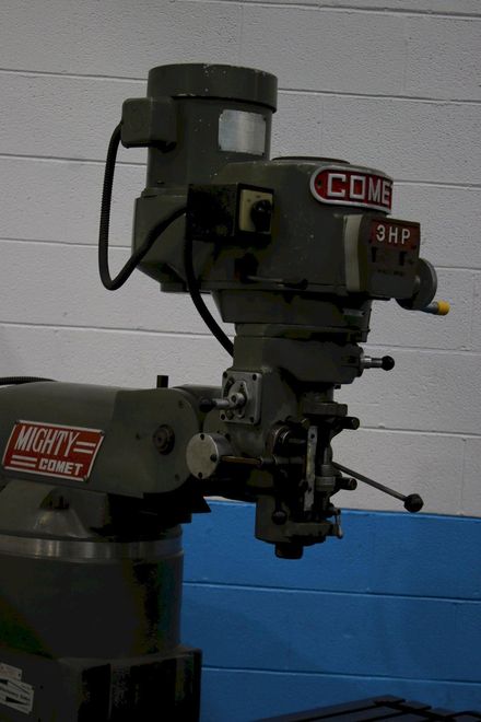 3 HP COMET VERTICAL RAM TYPE MILL: STOCK #74598