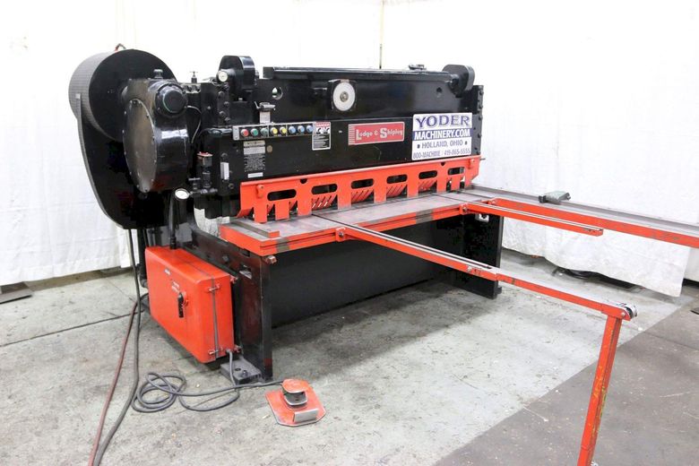 6' X 1/4" LODGE & SHIPLEY POWER SQUARING SHEAR: STOCK #74175