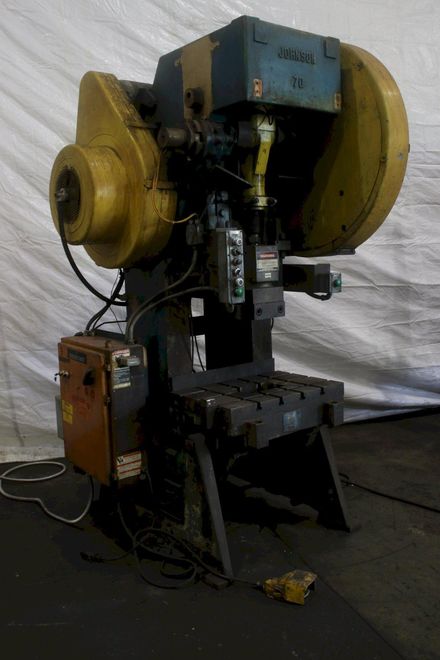 70 TON JOHNSON MODEL # 70 OBI PRESS: STOCK # 74096