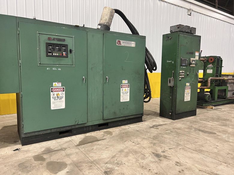 550 kW AMERICAN INDUCTION HEATING CORP (1999)  INDUCTION HEATER POWER SOURCE & CONTROLS: STOCK #
