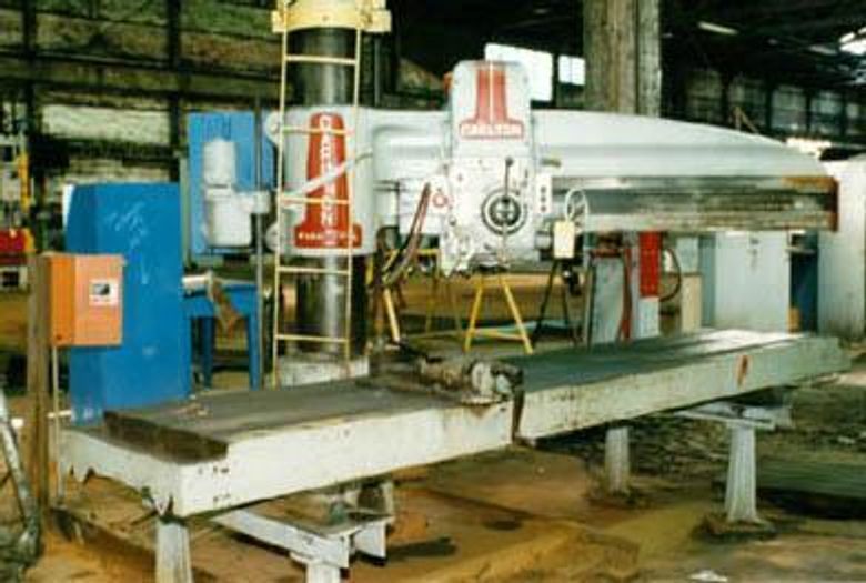 6' X 13" CARLTON RADIAL DRILL:   STOCK #4359
