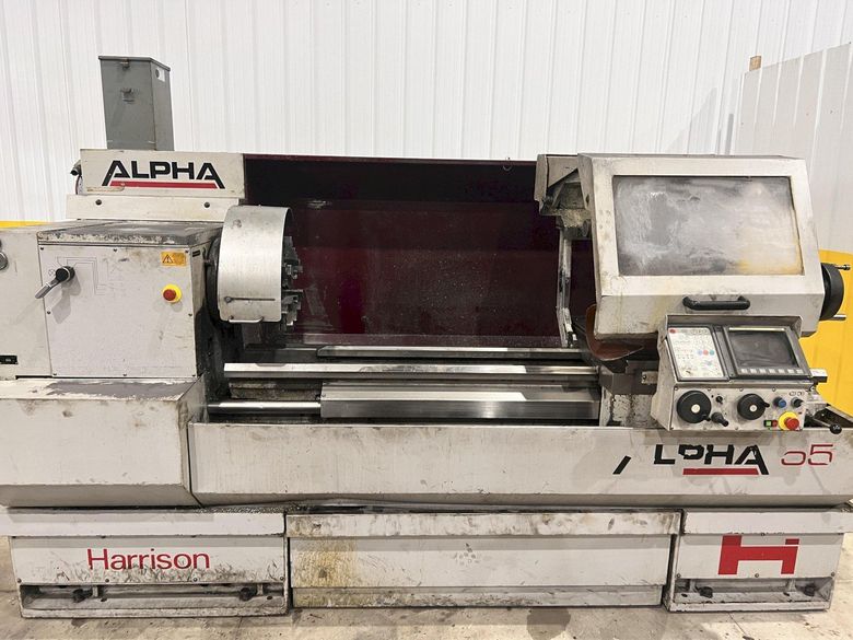 21" X 80" HARRISON ALPHA 550 CNC & MANUAL COMBINATION LATHE: STOCK #21111