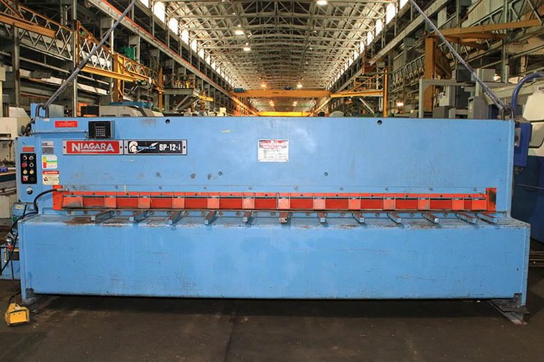 1990 Niagara SP-12-1/4 Hydraulic power Squaring Shear (#5789)