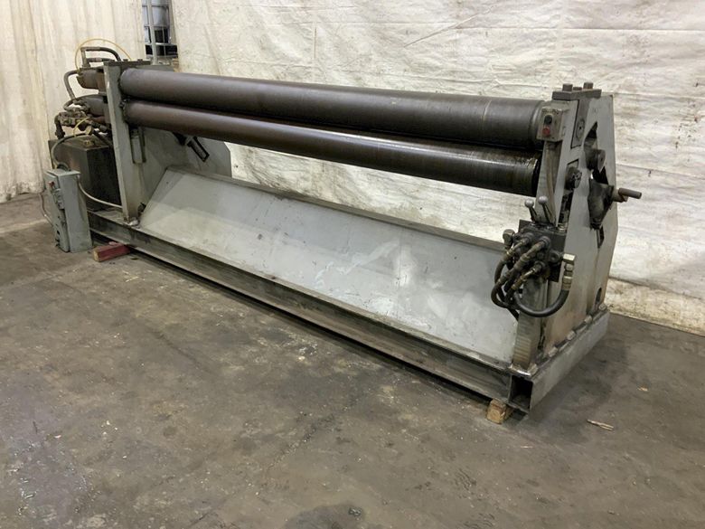 9' X 1/4" CUSTOM HYDRAULIC INITIAL PLATE ROLL: STOCK #78888