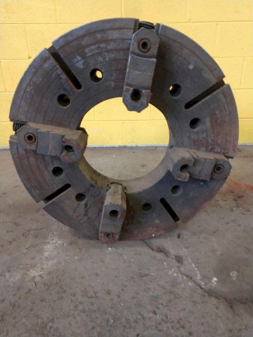 28" SUMMIT 4 JAW WITH 12.5"  HOLLOW SPINDLE LATHE CHUCK: STOCK #12930