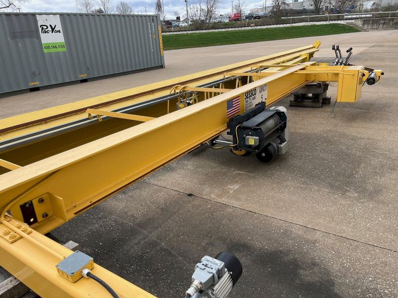 5-Ton Sievert Crane & Hoist Four Post Freestanding Overhead Crane