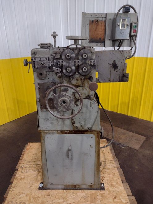.072" X 1" COIL TORRINGTON MODEL #W-21 SPRING COILER / COIL MACHINE: STOCK #18722