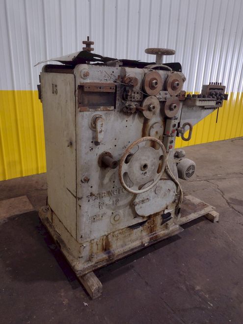 .148" x 2.75" COIL O.D. TORRINGTON MODEL #W12 SPRING COILER / COIL MAKING MACHINE: STOCK #18730