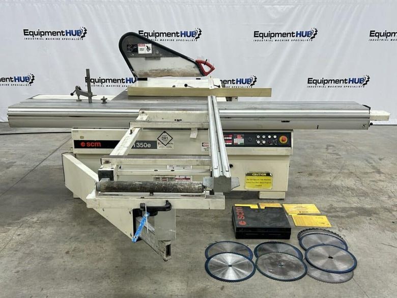 SCM SI 350 E Sliding Table Saw w/ Programmable Fence, Powered Tilt/Height Adjustment
