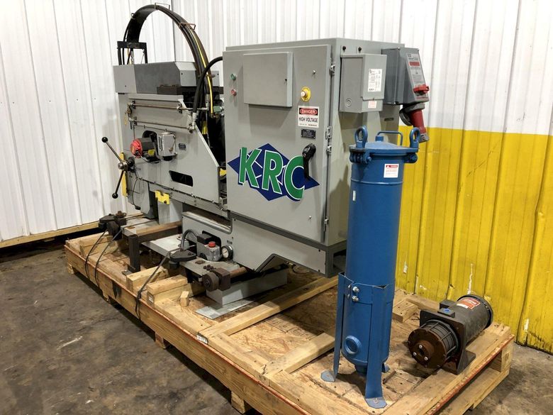 25 HP SERVO DRIVEN KRC PORTABLE CNC DRILL, TAP & REAMING MACHINE WITH FANUC CONTROLS: STOCK #174