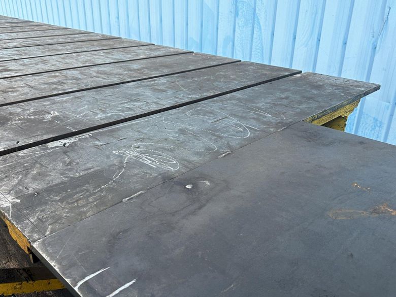 239" X 72" X 26"  T SLOTTED WELDING TABLE: STOCK #78812