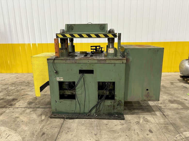 60 TON DAHLSTROM 4 POST MECHANICAL CUTOFF PRESS, 3" STROKE: STOCK #21190