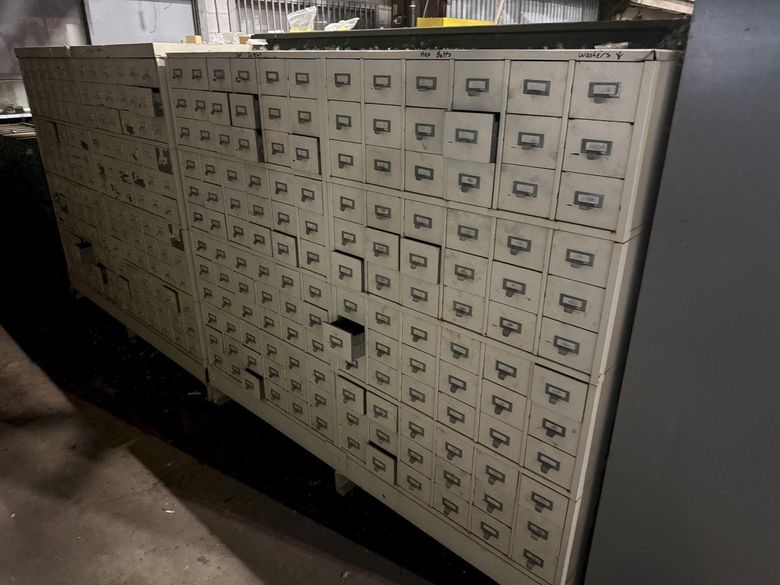 144 DRAWER STORAGE CABINET: STOCK 17387