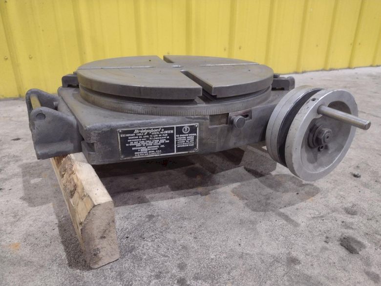 15" BRIDGEPORT MODEL #15 ROTARY TABLE: STOCK 22437