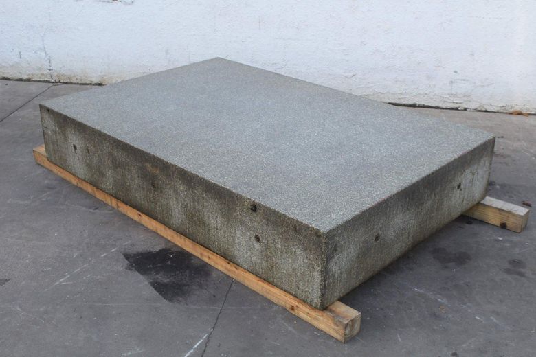 48"  X 72" X 12-1/2" GRANITE SURFACE PLATE: STOCK #72286