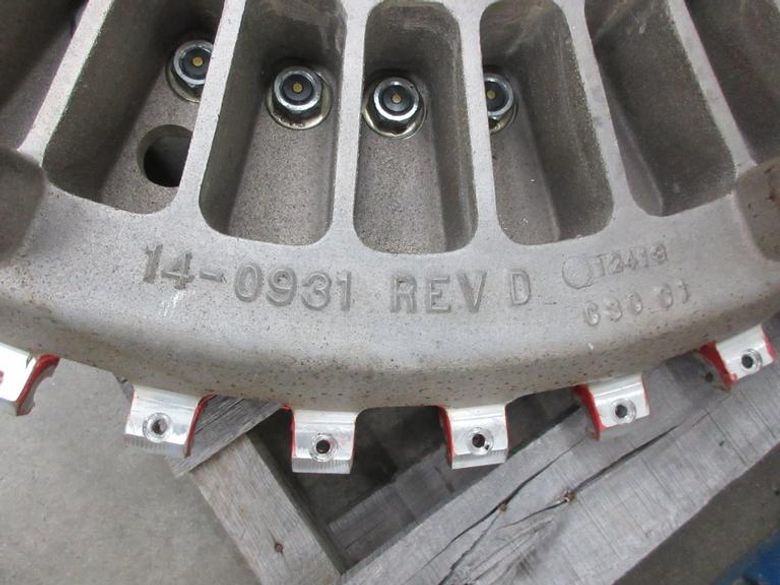 Used Haas 93-0944 Side Mount Tool Changer 40 Taper 40 Pocket Carousel Assembly