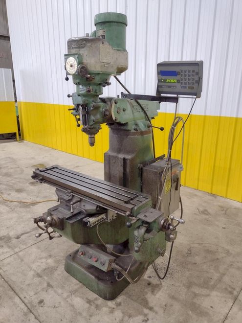 1.5 HP BRIDGEPORT SERIES I VERTICAL MILL & DIGITAL READ OUT MILLING MACHINE: STOCK #20706