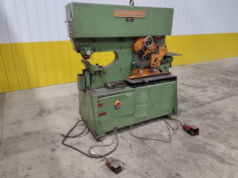 66 TON PEDDINGHAUS MODEL #66/110 PEDDIMASTER HYDRAULIC IRONWORKER: STOCK #22239