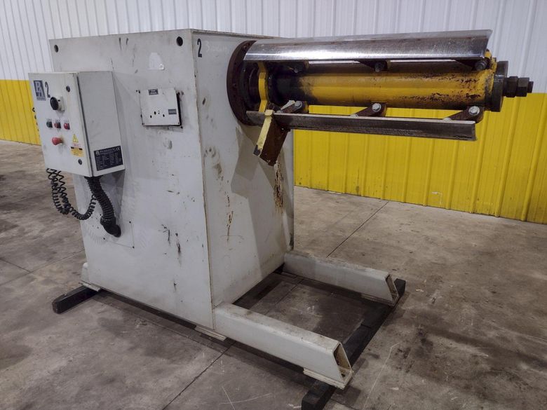 10,000 LB X 36” PA INDUSTRIES MODEL #SRH10K-36 PULL-OFF UNCOILER COIL REEL, NEW 2019: STOCK #229