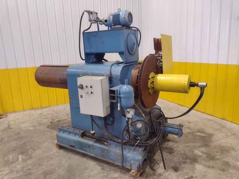 10,000 LB X 42” B&K MOTORIZED UNCOILER COIL REEL : STOCK #22955