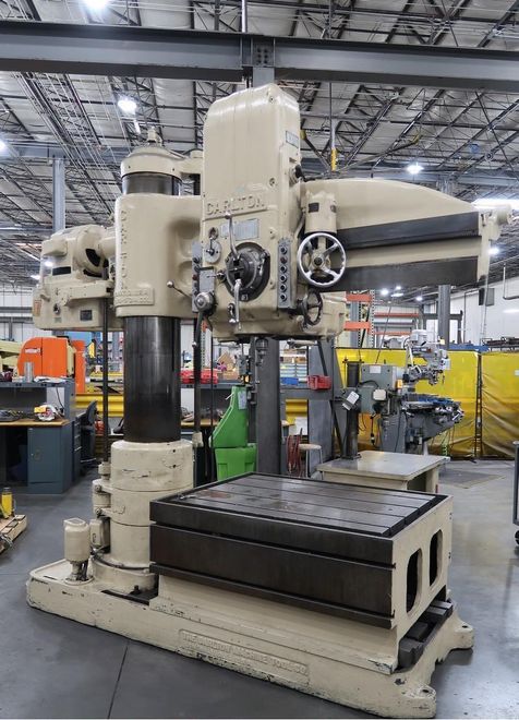 5' X 15" CARLTON RADIAL ARM DRILL: STOCK #78217