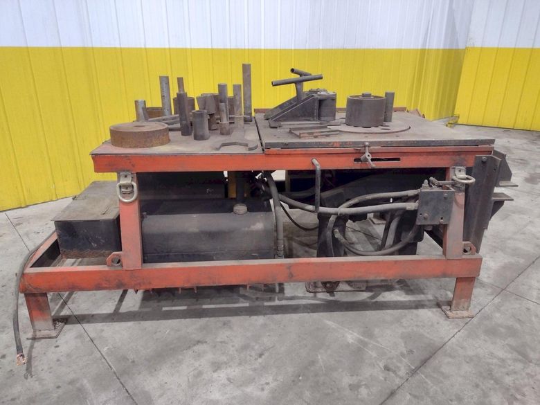 #11 IRON MASTER HYDRAULIC ROTARY REBAR BENDER & BAR SHEAR: STOCK #22436