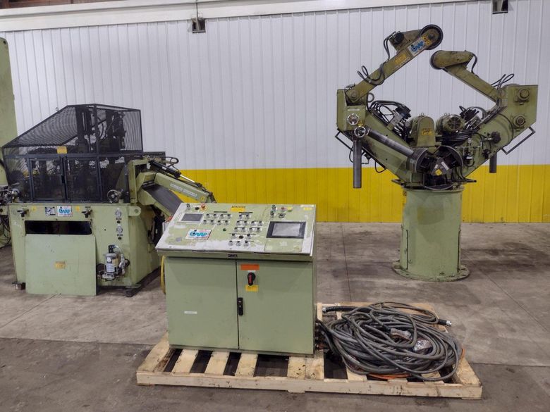 18” X .175”  CWP MODEL #SFAC4-20 SPACE-SAVER AUTOMATIC DOUBLE END SERVO COIL FEED LINE: STOCK #2