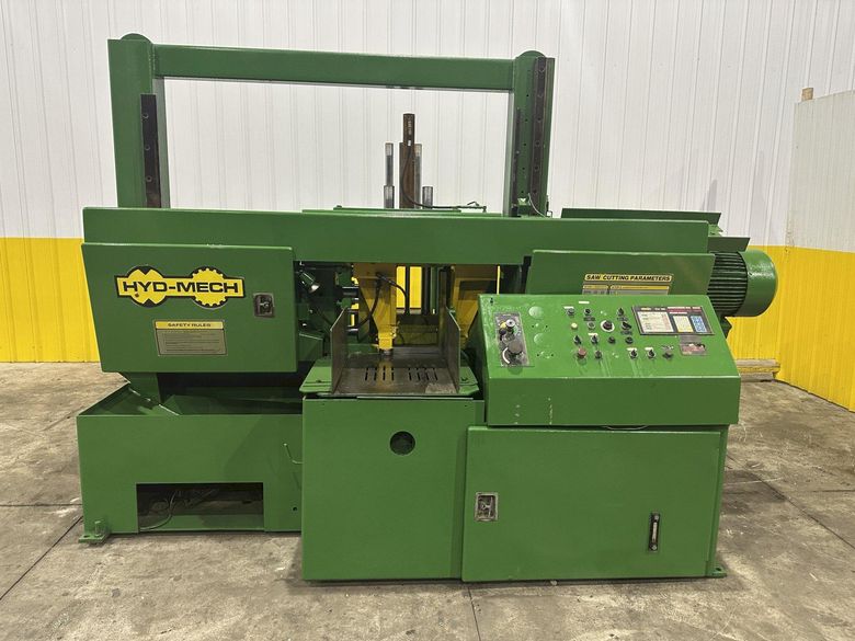 16" X 16" HYD-MECH MODEL #H-16 AUTOMATIC HORIZONTAL BAND SAW WITH NESTING: STOCK #19514