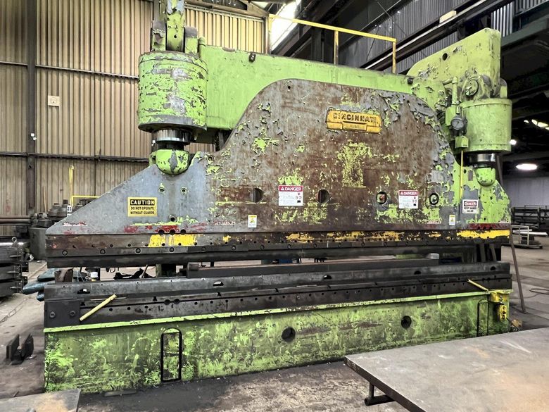 600 TON X 18' CINCINNATI MODEL #600H HYDRAULIC PRESS BRAKE: STOCK #18650