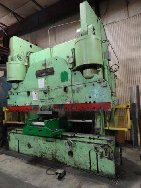 600 TON X 12' CINCINNATI MODEL 600H HYDRAULIC PRESS BRAKE: STOCK #65019
